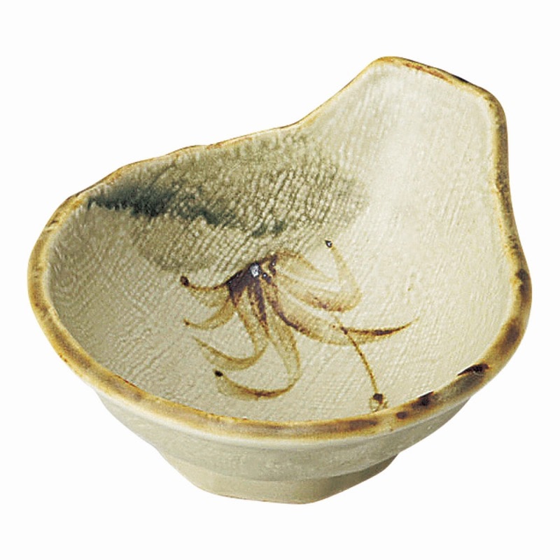 金正陶器 織部流し芦絵とんすい 1個(ご注文単位1個)【直送品】