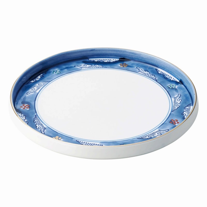 金正陶器 錦古伊万里切立丸皿（中） 1個（ご注文単位1個）【直送品】