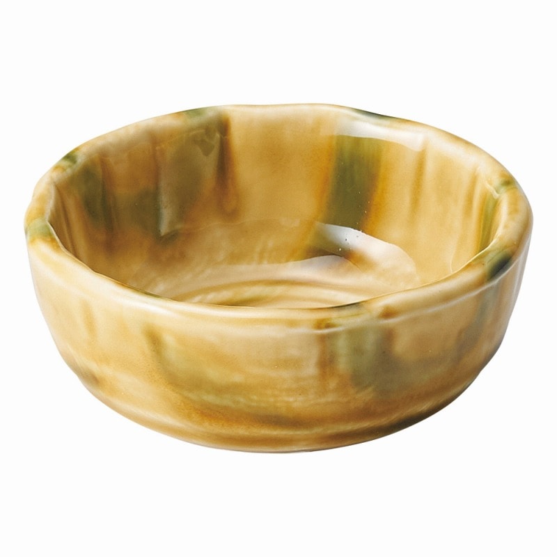 金正陶器 黄交趾花型3.0鉢 1個(ご注文単位1個)【直送品】