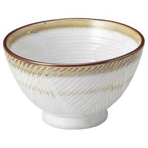 金正陶器 乳白深口4.5多用丼 1個(ご注文単位1個)【直送品】