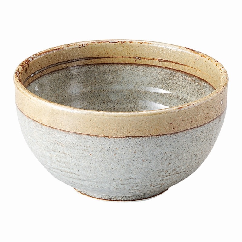 金正陶器 粉引き石目5.5丼 1個(ご注文単位1個)【直送品】