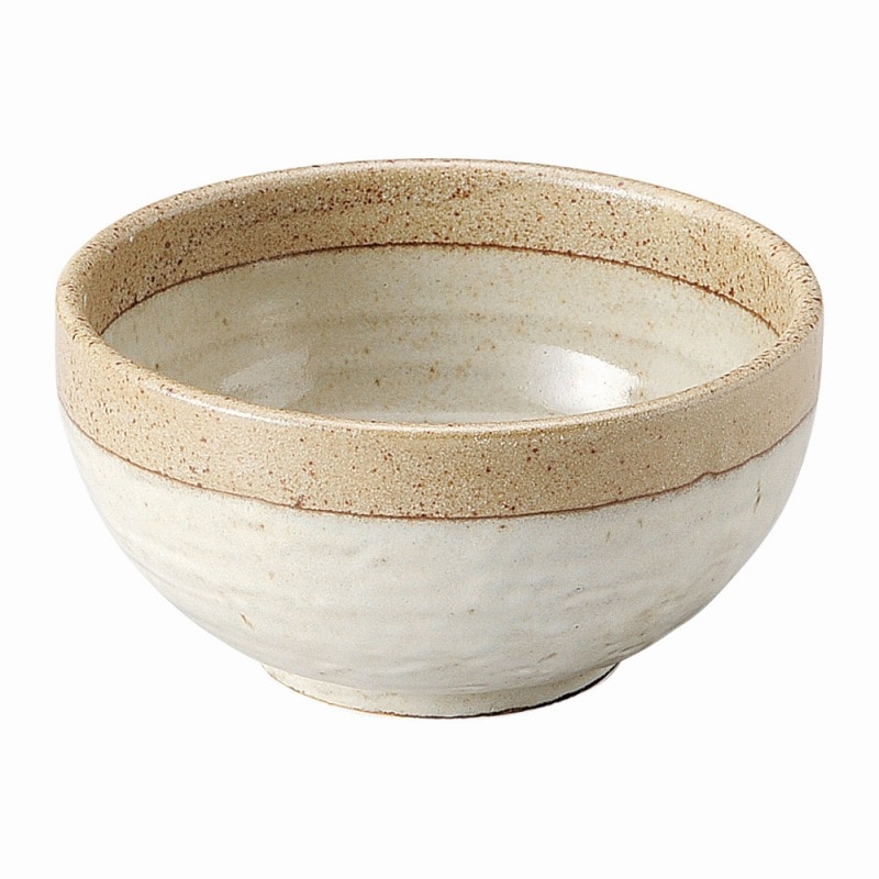 金正陶器 粉引き石目5.0丼 1個(ご注文単位1個)【直送品】