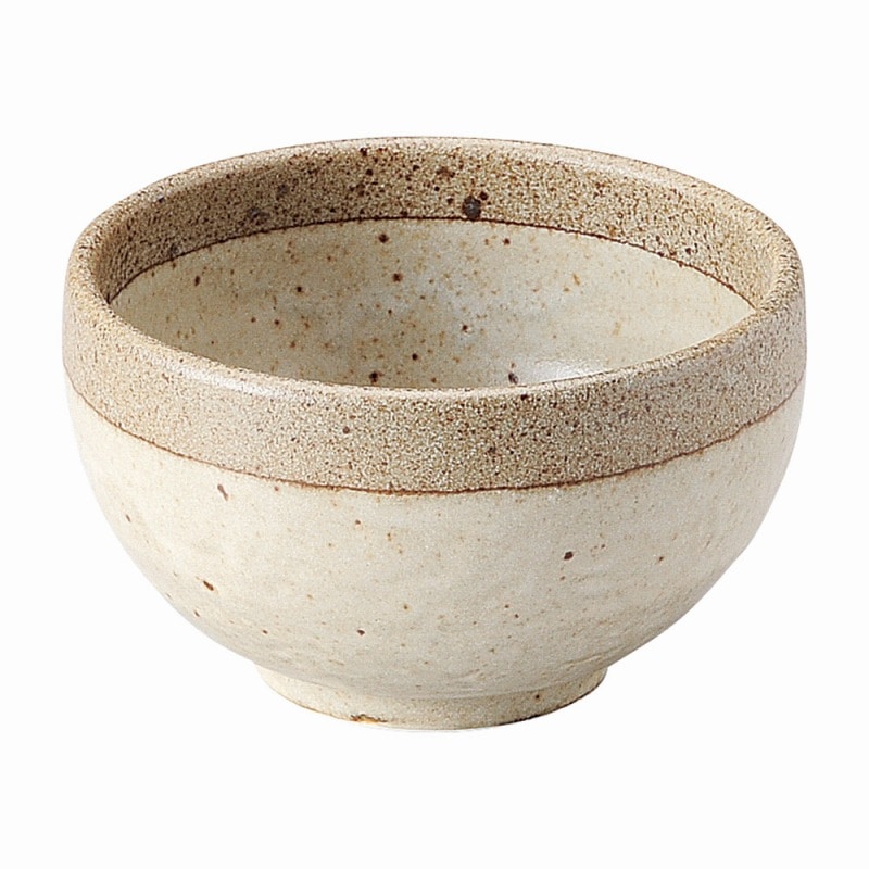 金正陶器 粉引き石目4.2丼 1個(ご注文単位1個)【直送品】