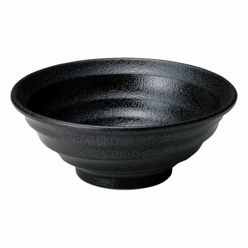 金正陶器 ゆらり黒結晶6.5丼 1個(ご注文単位1個)【直送品】