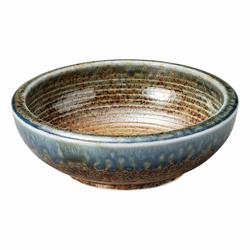 金正陶器 藍化粧くりぬき5.5鉢 1個(ご注文単位1個)【直送品】