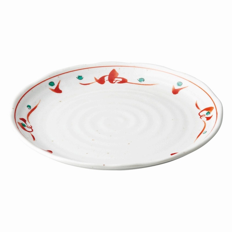 金正陶器 赤絵唐草紋7.0皿 1個（ご注文単位1個）【直送品】