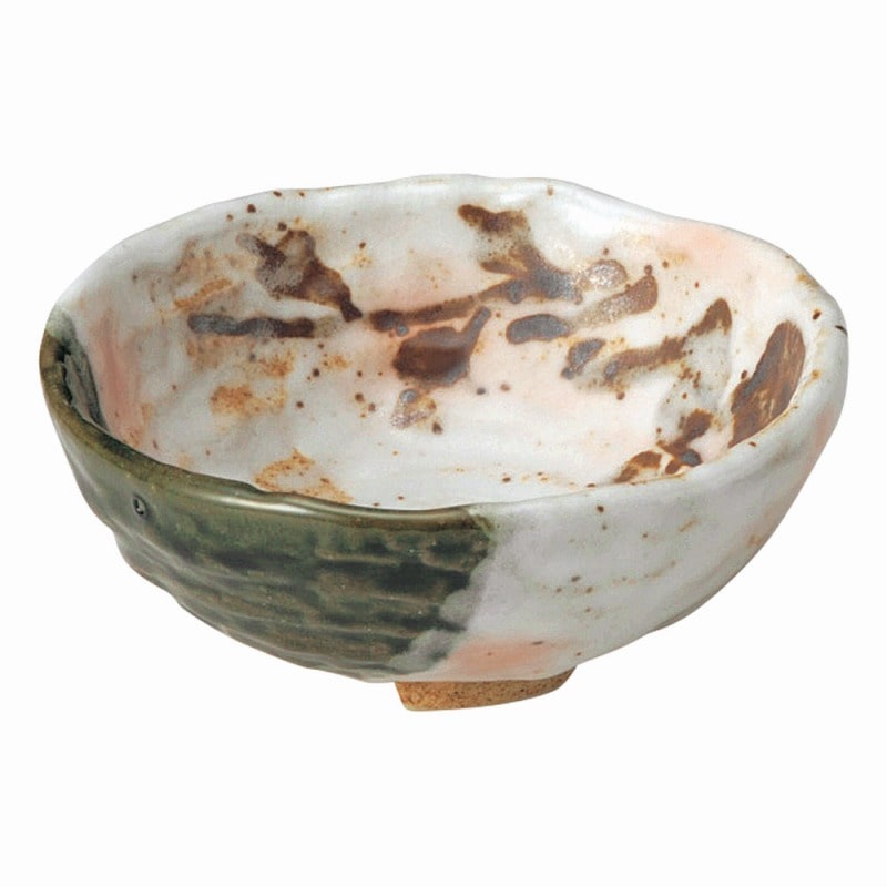 金正陶器 白タタキサビ木ロクロ目小鉢 1個(ご注文単位1個)【直送品】