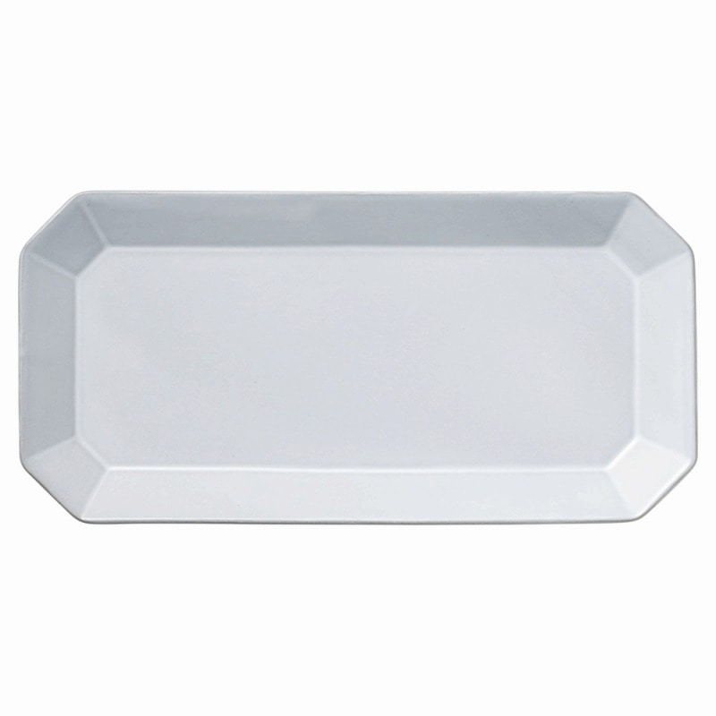 金正陶器 デプレホワイト長角八角プレートM 1個(ご注文単位1個)【直送品】