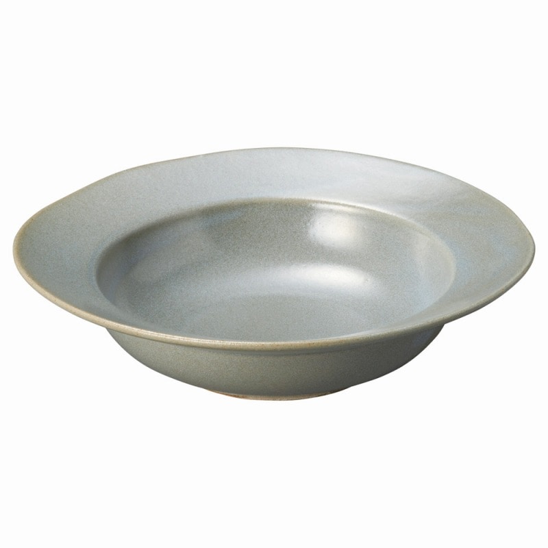金正陶器 ワイドリムグレー19㎝スープ 1個(ご注文単位1個)【直送品】
