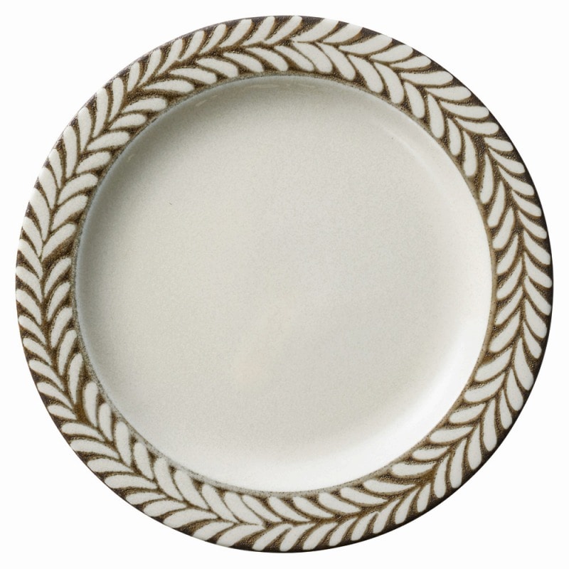 金正陶器 ローレルリースアイボリー 7 ケーキ 1個（ご注文単位1個）【直送品】