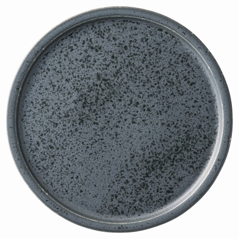 金正陶器 Stella（ステラ）Ⅰチタングレー 25㎝リムステッププレート 1個（ご注文単位1個）【直送品】