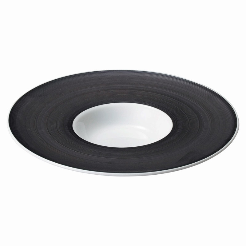 金正陶器 グラシアグラシアブラウン26㎝平型スープ 1個(ご注文単位1個)【直送品】