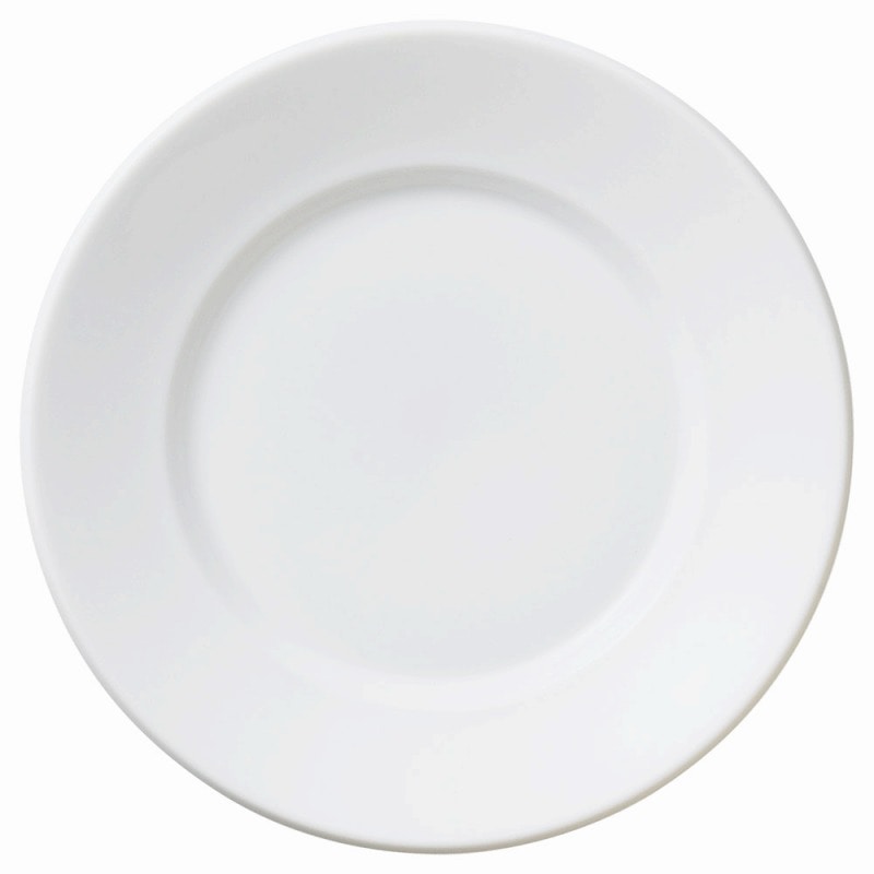 金正陶器 スパビット白 23.5㎝プレート 1個（ご注文単位1個）【直送品】