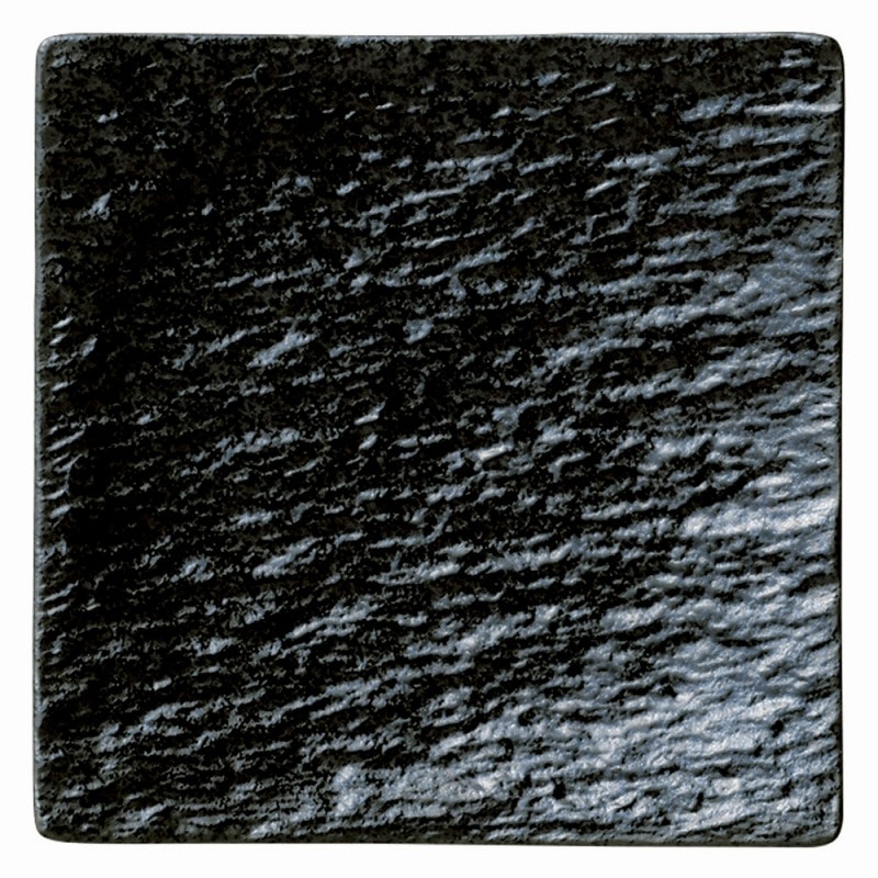 金正陶器 ペトラ ブラックスクエアープレート19 BK 1個(ご注文単位1個)【直送品】