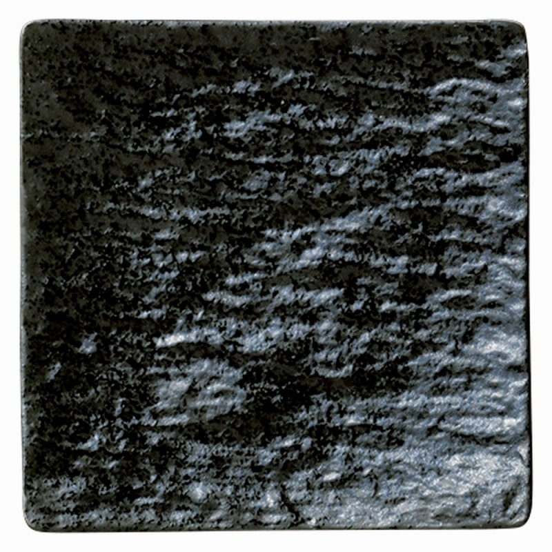 金正陶器 ペトラ ブラックスクエアープレート14 BK 1個(ご注文単位1個)【直送品】