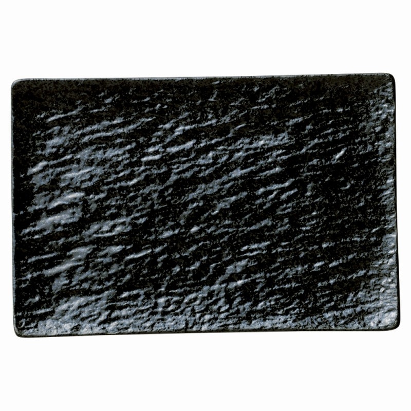 金正陶器 ペトラ ブラックレクタンプレート25 BK 1個(ご注文単位1個)【直送品】