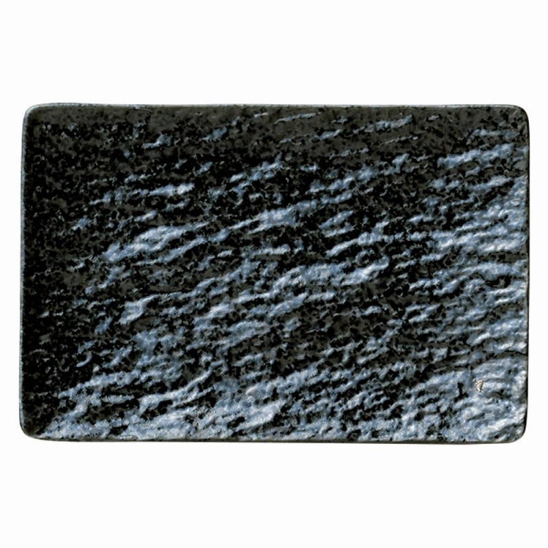 金正陶器 ペトラ ブラックレクタンプレート18.5 BK 1個(ご注文単位1個)【直送品】