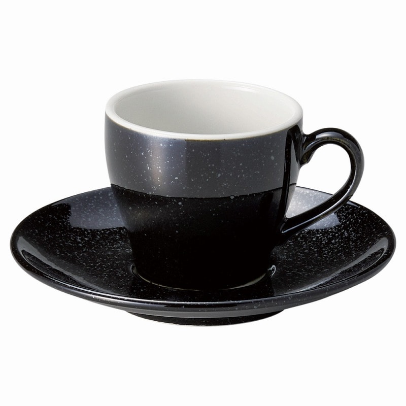 金正陶器 アイリス(ブラック)エスプレッソ碗 1個 ※カップ単品のみ(ご注文単位1個)【直送品】