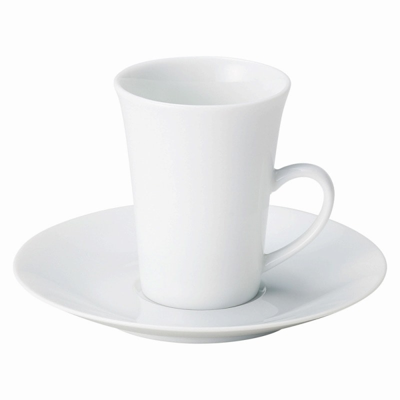 金正陶器 ストリームピュアホワイトスリムコーヒー碗 1個 ※カップ単品のみ(ご注文単位1個)【直送品】