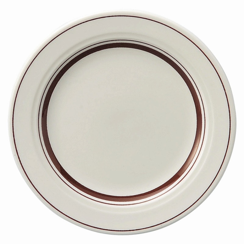 金正陶器 カントリーサイドダークブラウン16㎝パン皿 1個(ご注文単位1個)【直送品】