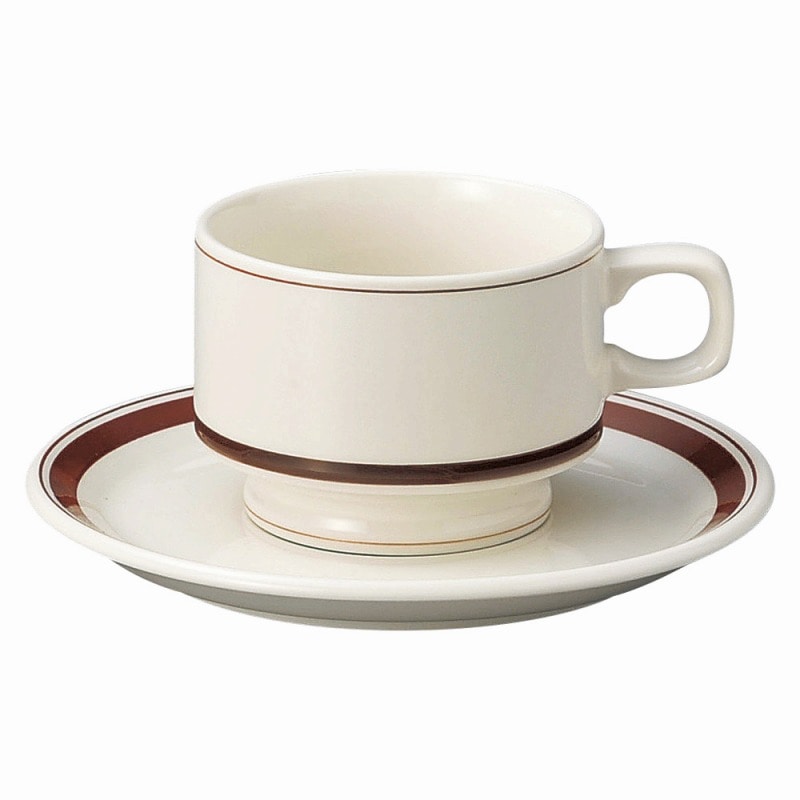 金正陶器 カントリーサイドダークブラウンスタックコーヒーカップ 1個 ※カップ単品のみ(ご注文単位1個)【直送品】