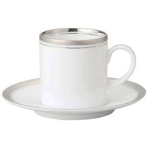 金正陶器 シルバーリッチ切立コーヒー受皿 1個 ※ソーサー単品のみ(ご注文単位1個)【直送品】