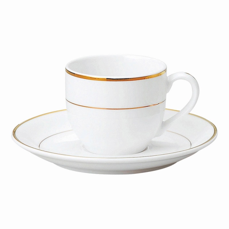 金正陶器 リアルゴールドデミタス受皿 ※ソーサー単品のみ 1個（ご注文単位1個）【直送品】