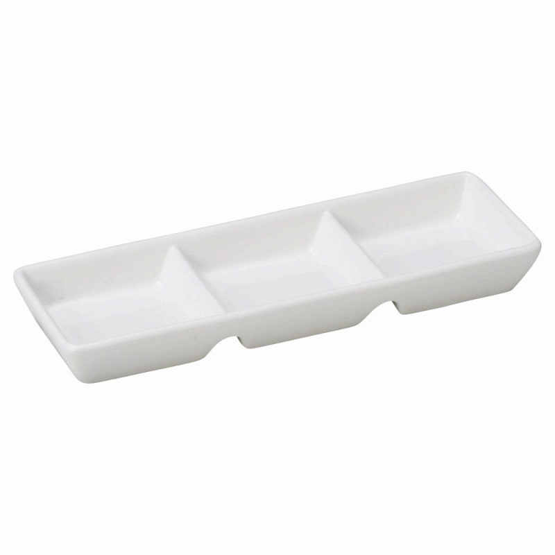 金正陶器 フォルム・リンツ(K364)ディバイドプレート 3ホール 1個(ご注文単位1個)【直送品】