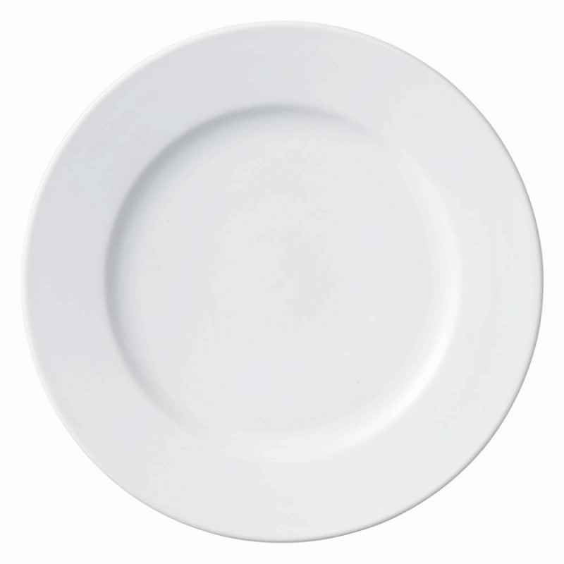 金正陶器 クラシックピュアホワイトリム玉26㎝皿 1個（ご注文単位1個）【直送品】