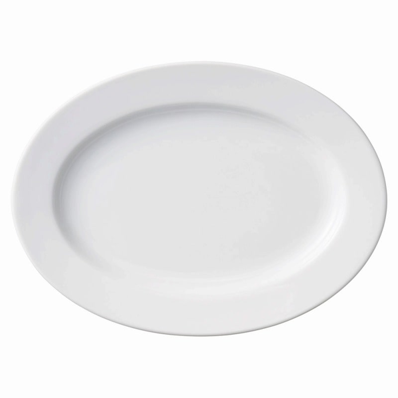 金正陶器 クラシックピュアホワイト31㎝プラター 1個(ご注文単位1個)【直送品】