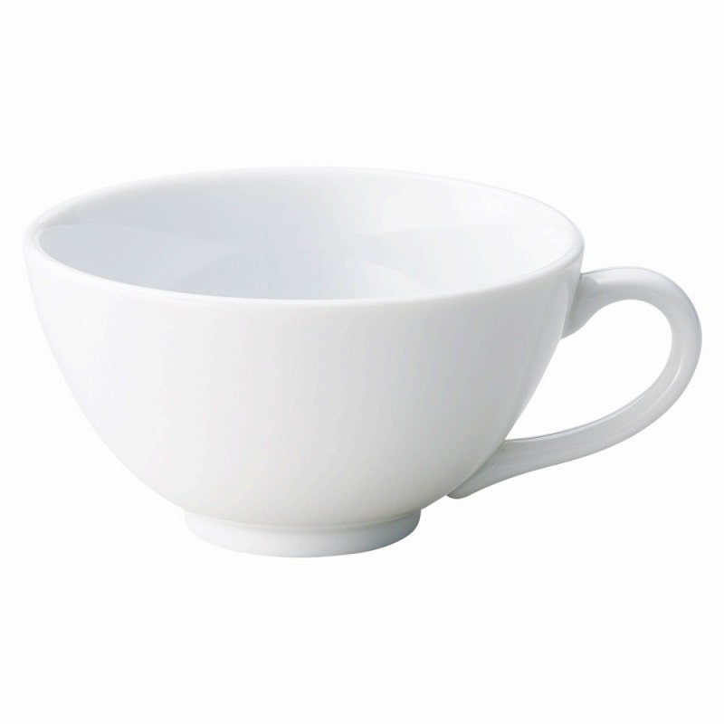 金正陶器 クラシックピュアホワイトカフェオーレ碗 ※カップ単品のみ 1個 (ご注文単位1個) 【直送品】