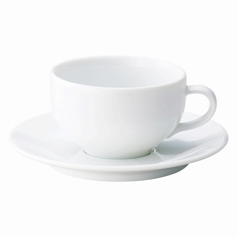 金正陶器 クラシックピュアホワイト兼用受皿 1個 ※ソーサー単品のみ（ご注文単位1個）【直送品】