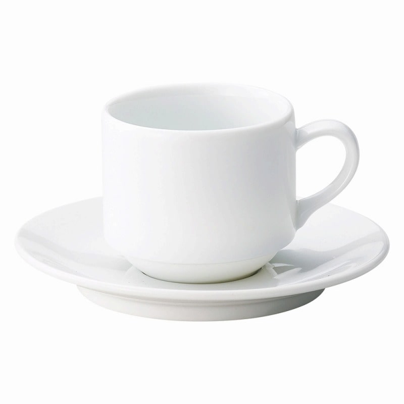 金正陶器 クラシックピュアホワイト兼用受皿 1個 ※ソーサー単品のみ（ご注文単位1個）【直送品】