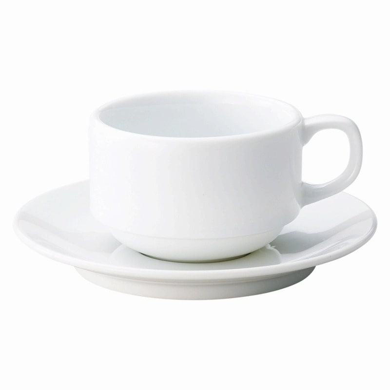 金正陶器 クラシックピュアホワイト兼用受皿 1個 ※ソーサー単品のみ（ご注文単位1個）【直送品】