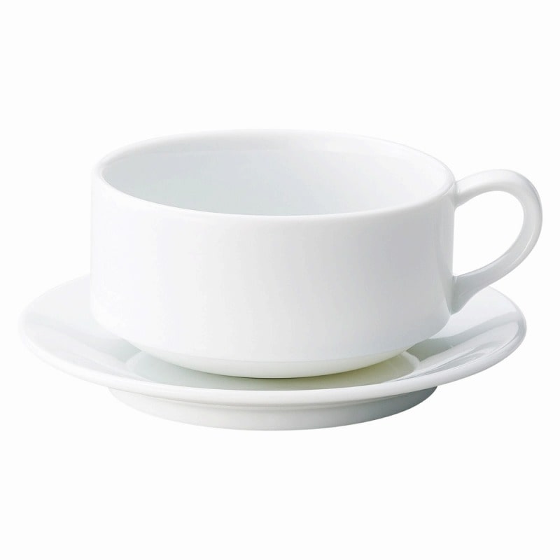 金正陶器 クラシックピュアホワイト兼用受皿 1個(ご注文単位1個)【直送品】