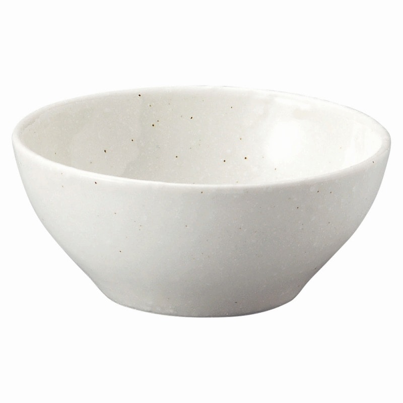 金正陶器 白粉引（黒斑点）14㎝ボール 1個（ご注文単位1個）【直送品】