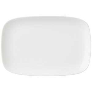 金正陶器 白玉渕角12吋プラター（ウス） 1個（ご注文単位1個）【直送品】