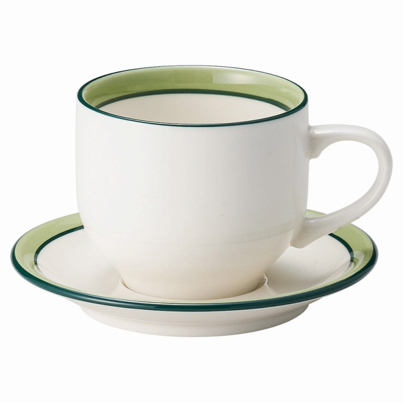 金正陶器 グリーンセラム兼用受皿 1個 ※ソーサー単品のみ(ご注文単位1個)【直送品】