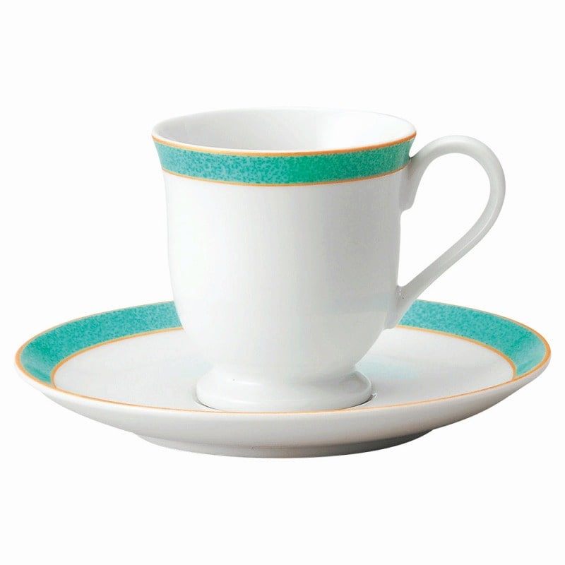 金正陶器 エメラルドグリーンコーヒー碗 1個 ※カップ単品のみ(ご注文単位1個)【直送品】