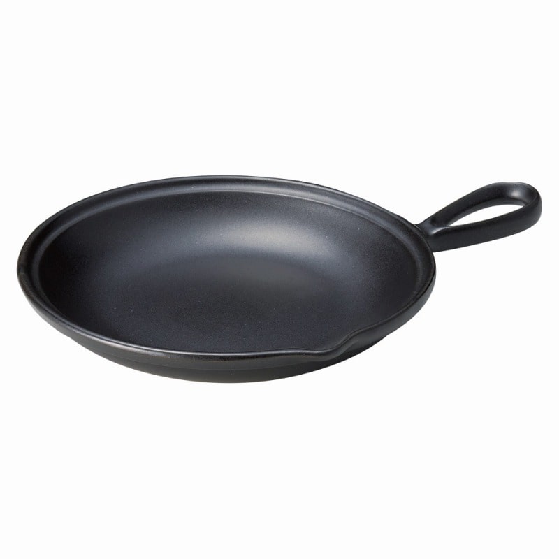 金正陶器 ブラックセラム（超耐熱・直火OK！！）片手スナック（小） 1個（ご注文単位1個）【直送品】