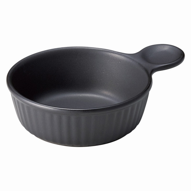 金正陶器 ブラックセラム(超耐熱・直火OK!!)片手スープ 1個(ご注文単位1個)【直送品】