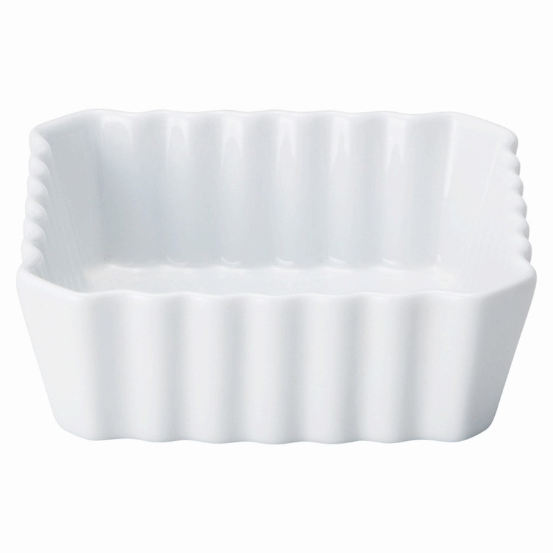 金正陶器 レンジ食器角7吋パイ皿 1個(ご注文単位1個)【直送品】