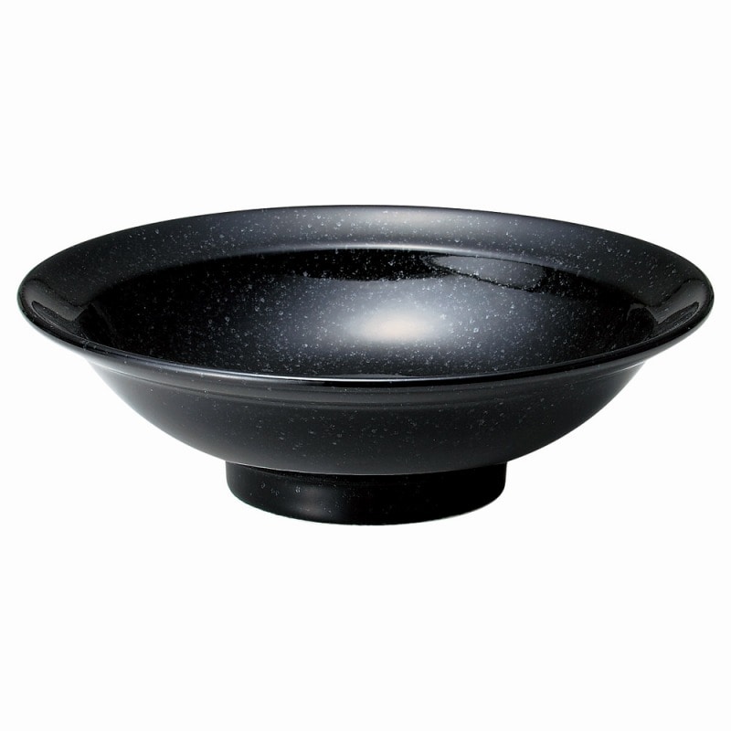 金正陶器 ニューチャイナ(黒・赤)黒丸高台7.0皿 1個(ご注文単位1個)【直送品】