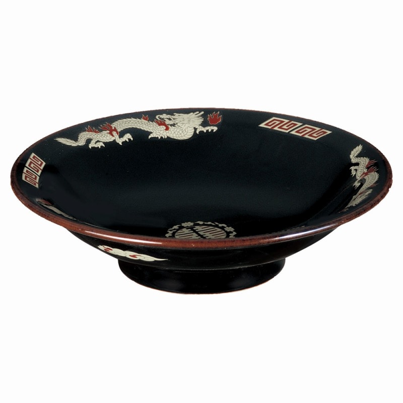 金正陶器 天目金彩竜7.0丸高台皿 1個（ご注文単位1個）【直送品】