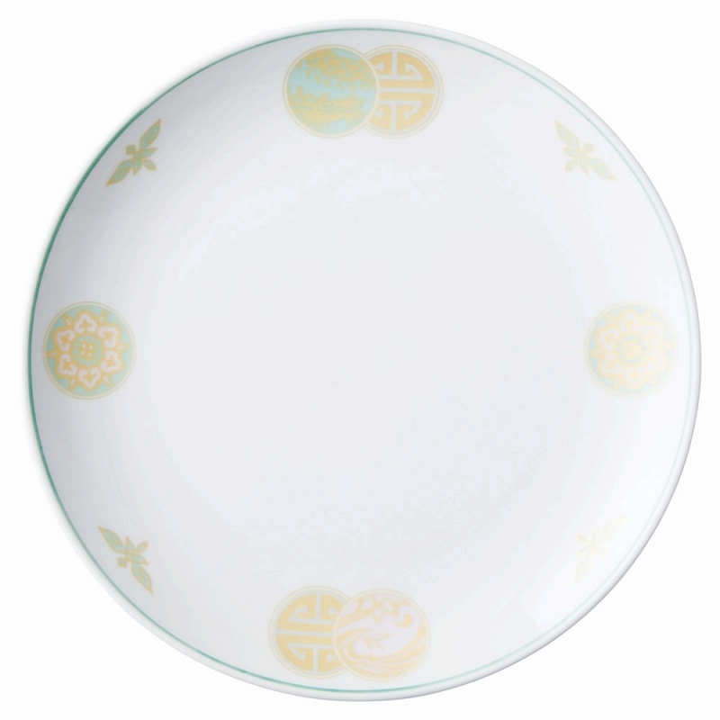 金正陶器 清楽8吋メタ皿 1個(ご注文単位1個)【直送品】