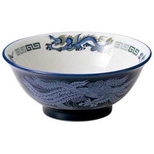 金正陶器 ルリ白竜ミニ反高台丼 1個(ご注文単位1個)【直送品】