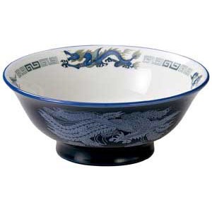 金正陶器 ルリ白竜7.0反高台丼 1個(ご注文単位1個)【直送品】