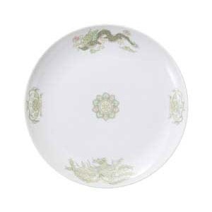 金正陶器 緑鳳竜8吋丸皿 1個(ご注文単位1個)【直送品】
