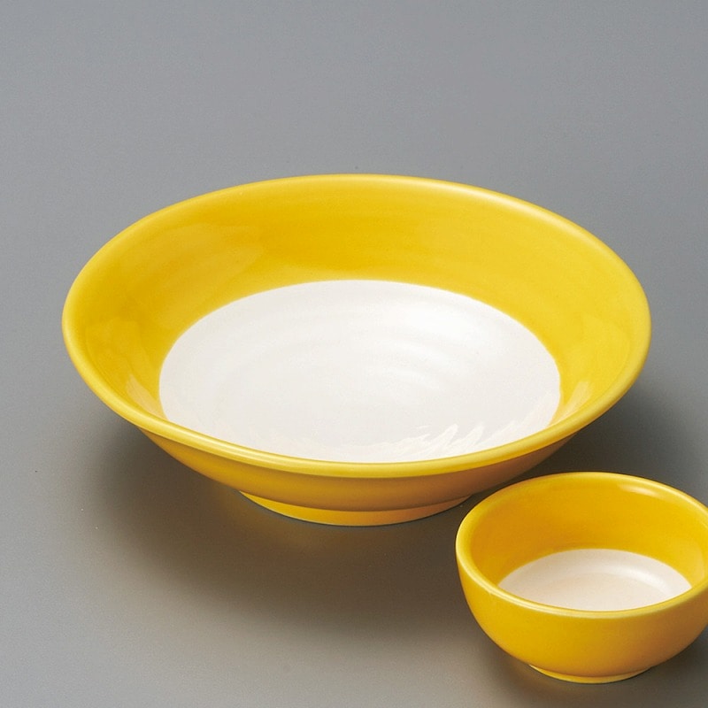 金正陶器 黄白刺身鉢 1個(ご注文単位1個)【直送品】