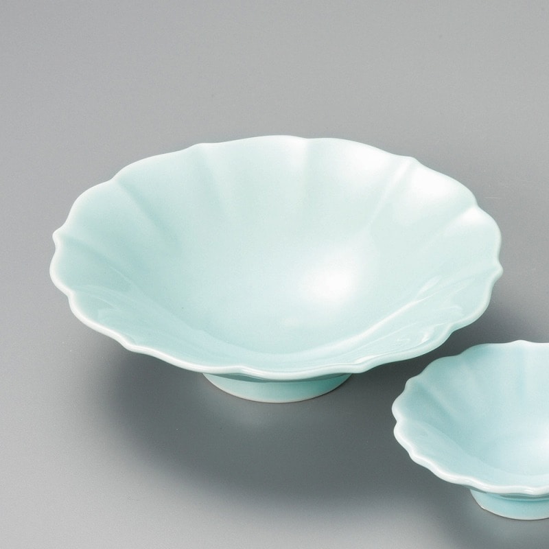 金正陶器 翡翠花型向付 1個(ご注文単位1個)【直送品】